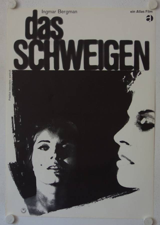 Tystnaden - The Silence original release german movie poster